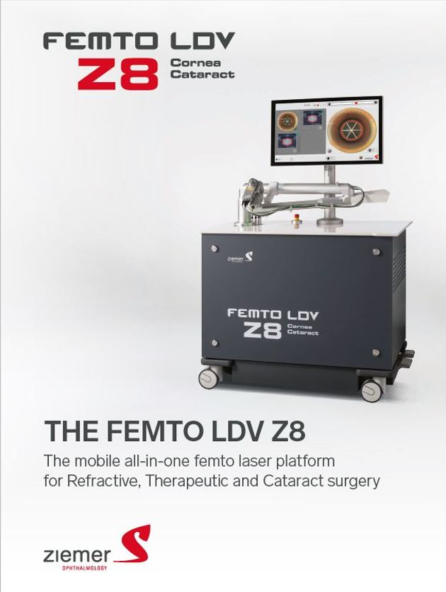 THE FEMTO LDV Z8 - The all-in-one femtosecond laser for refractive, cataract and therapeutic surgery.