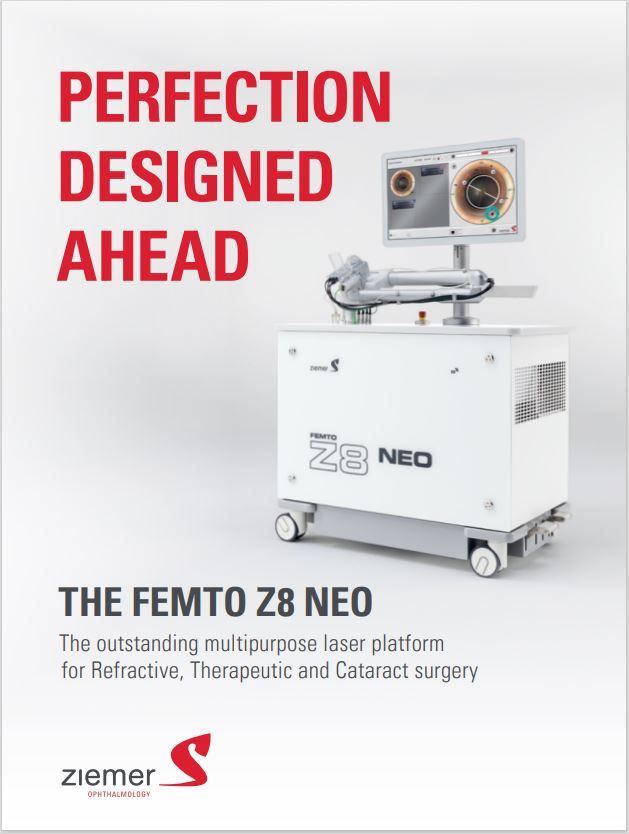 THE NEW FEMTO Z8 NEO - The outstanding multipurpose laser platform for refractive, therapeutic and cataract surgery. Perfection designed ahead. 