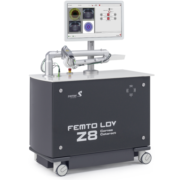 THE FEMTO LDV Z8 - The all-in-one femtosecond laser for refractive, cataract and therapeutic surgery. 