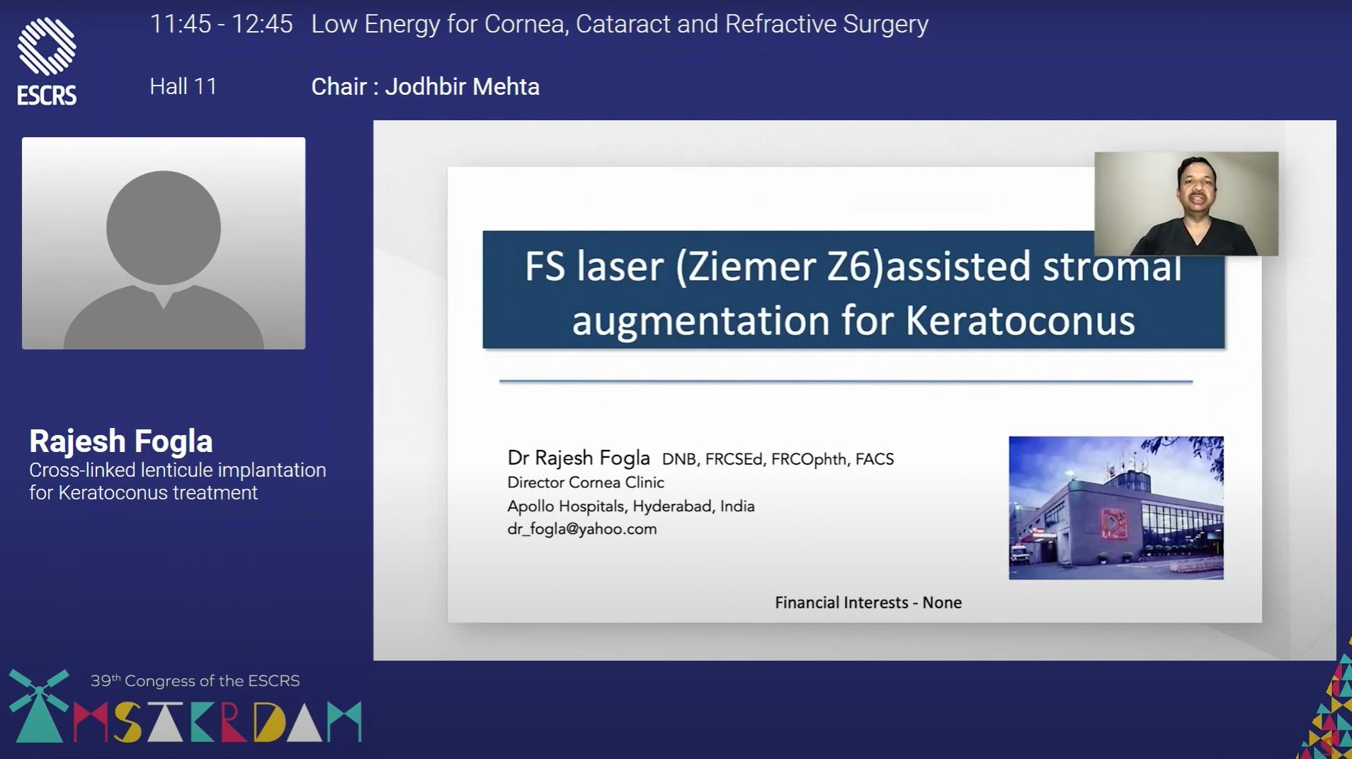 FEMTO LDV Z6 (corneal lamella and Pocket creation). Intrastromal lenticule implantation This presentation was part of the ESCRS 2021 Lunch Symposium.