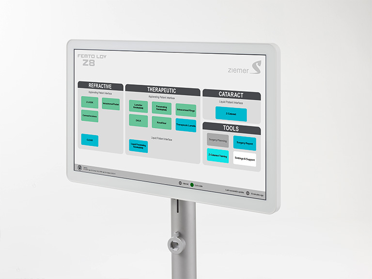 The new software helps to plan and organize your treatments for an efficient workflow.
