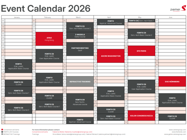 Find all Ziemer events in our Event calendar.